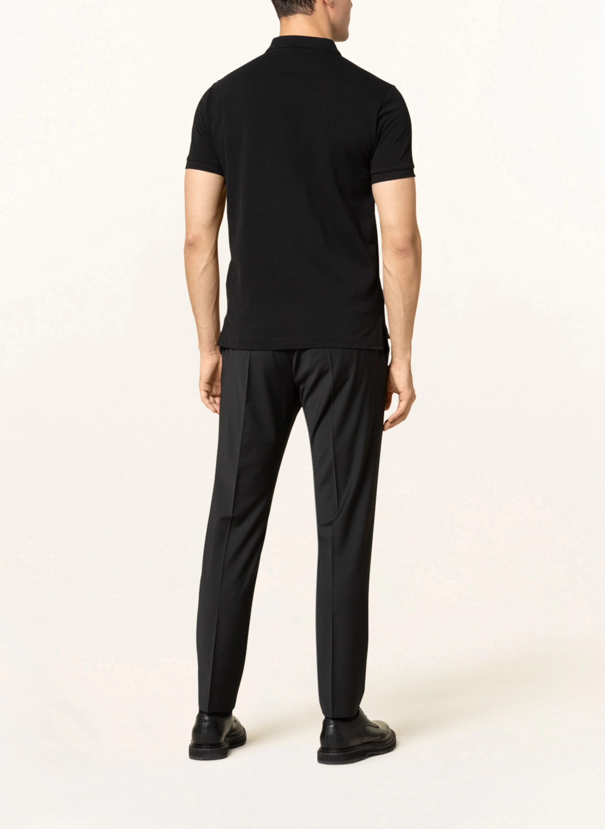 POLO RALPH LAUREN Piqué-Poloshirt Custom Slim Fit – SCHWARZ
