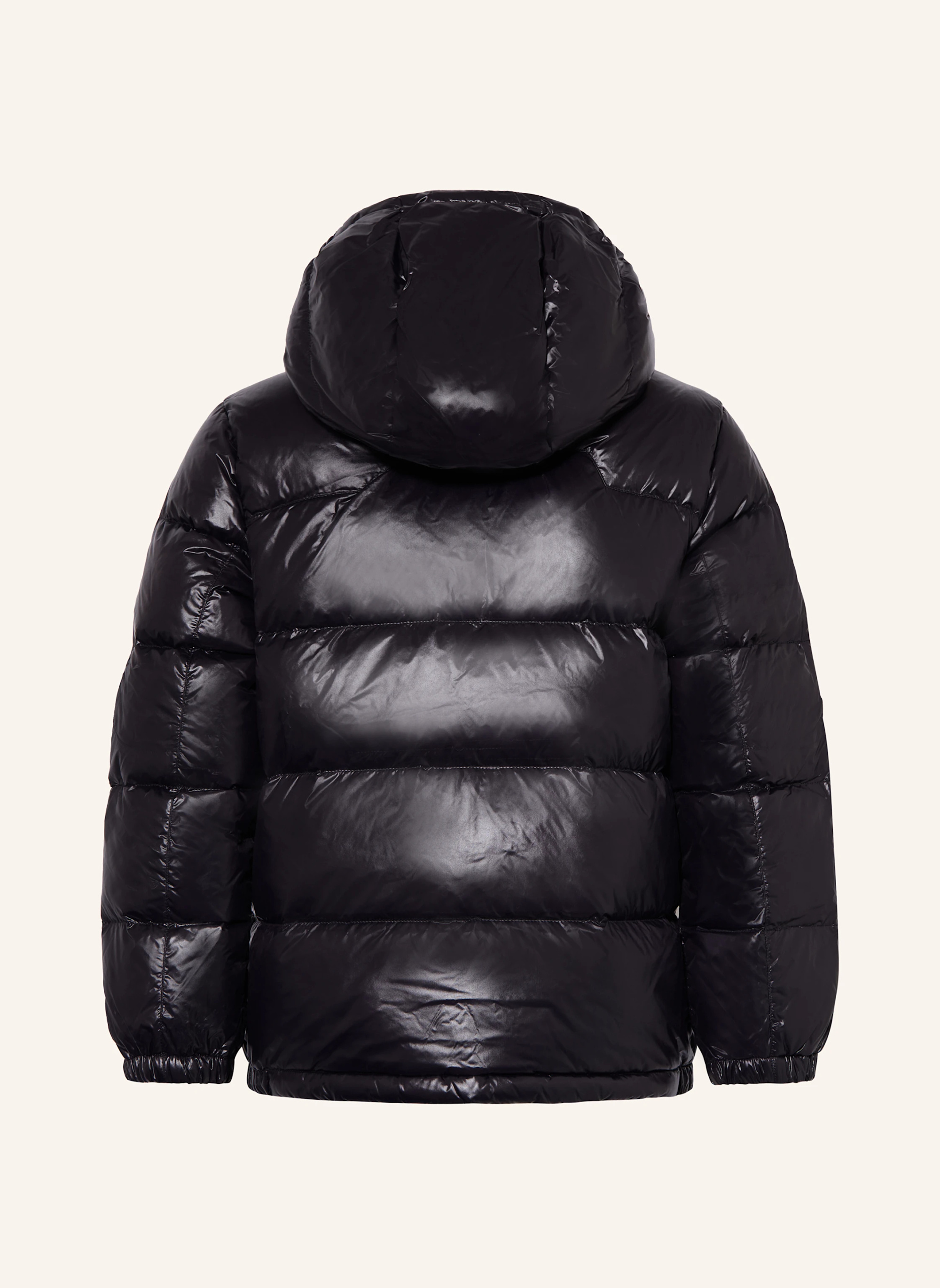 POLO RALPH LAUREN Daunenjacke mit abnehmbarer Kapuze – SCHWARZ