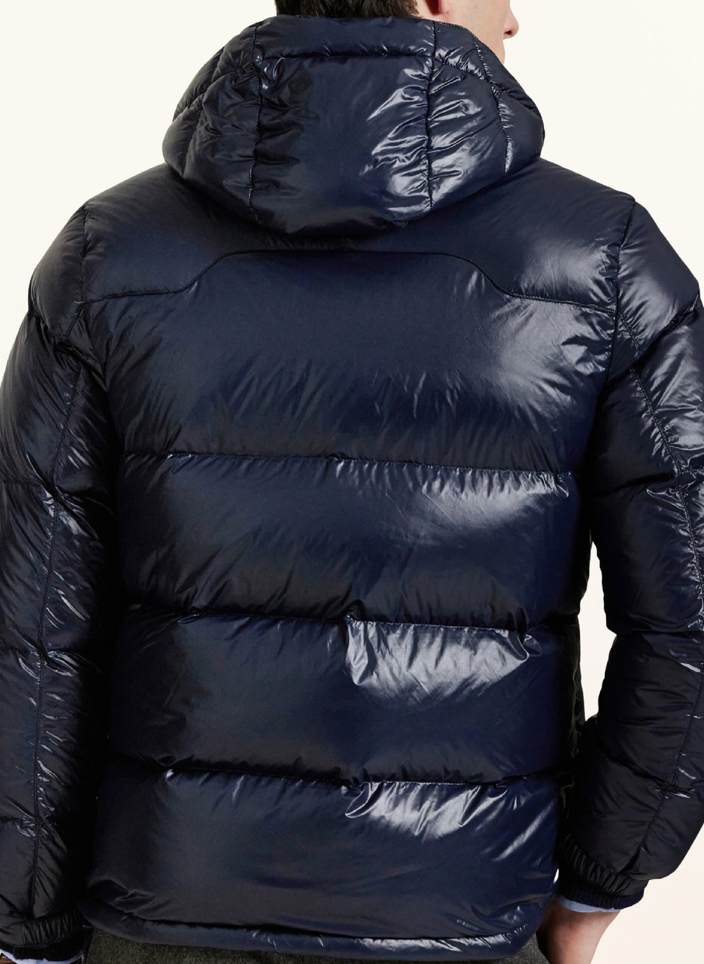 POLO RALPH LAUREN Daunenjacke GORHAM mit abnehmbarer Kapuze – DUNKELBLAU