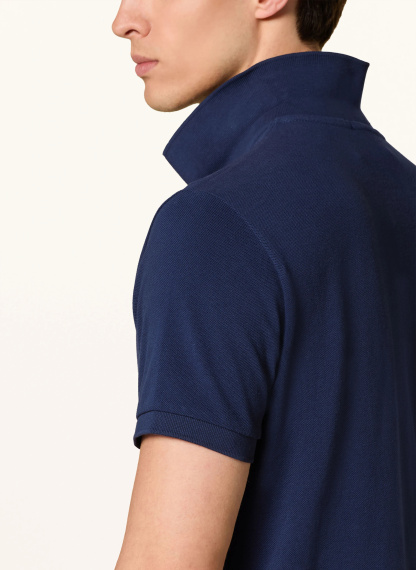 POLO RALPH LAUREN Piqué-Poloshirt Custom Slim Fit – DUNKELBLAU