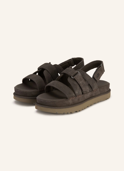 UGG Plateau-Sandalen GOLDENSTAR GLEAM – TAUPE