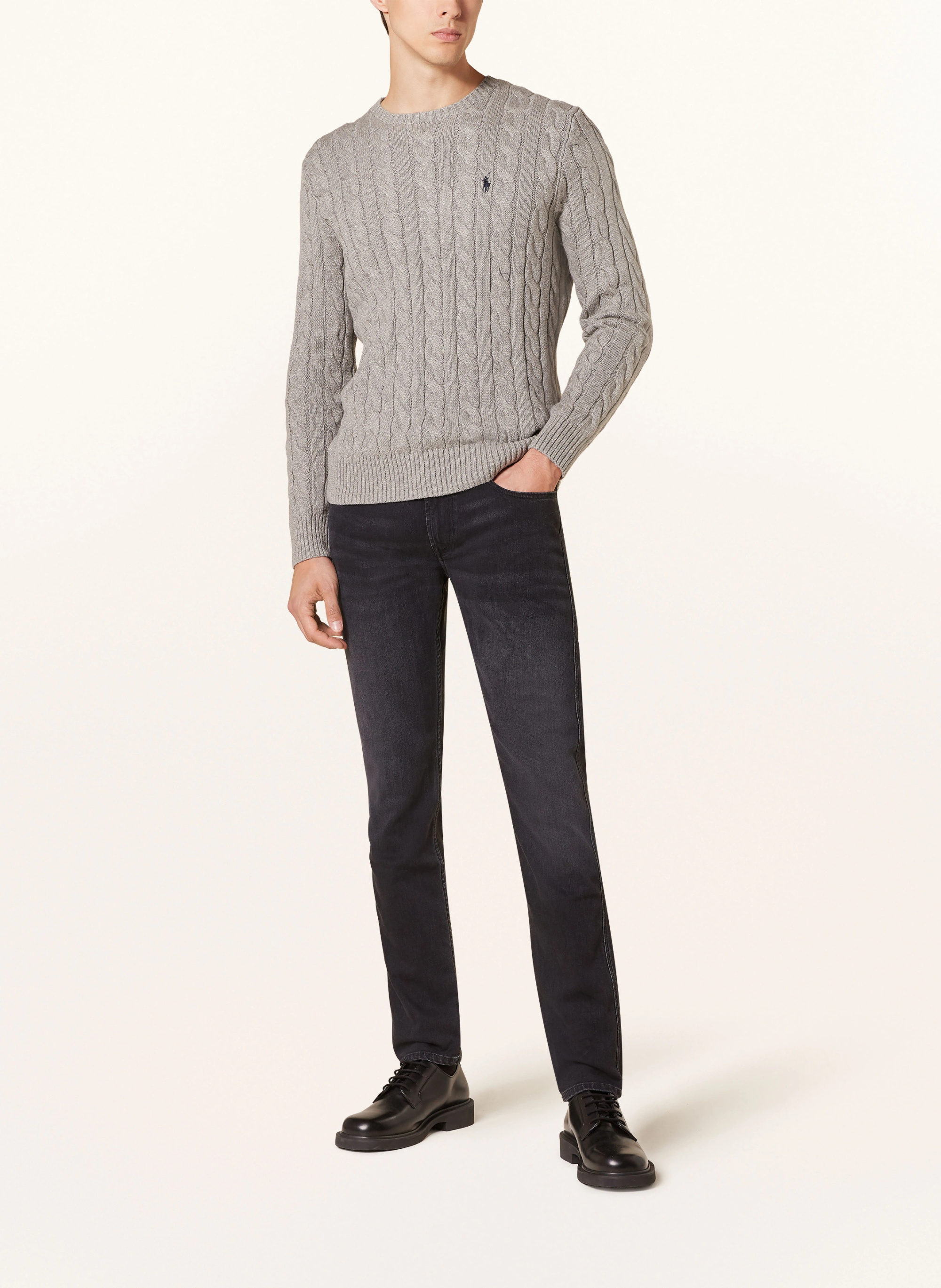 POLO RALPH LAUREN Pullover – HELLGRAU