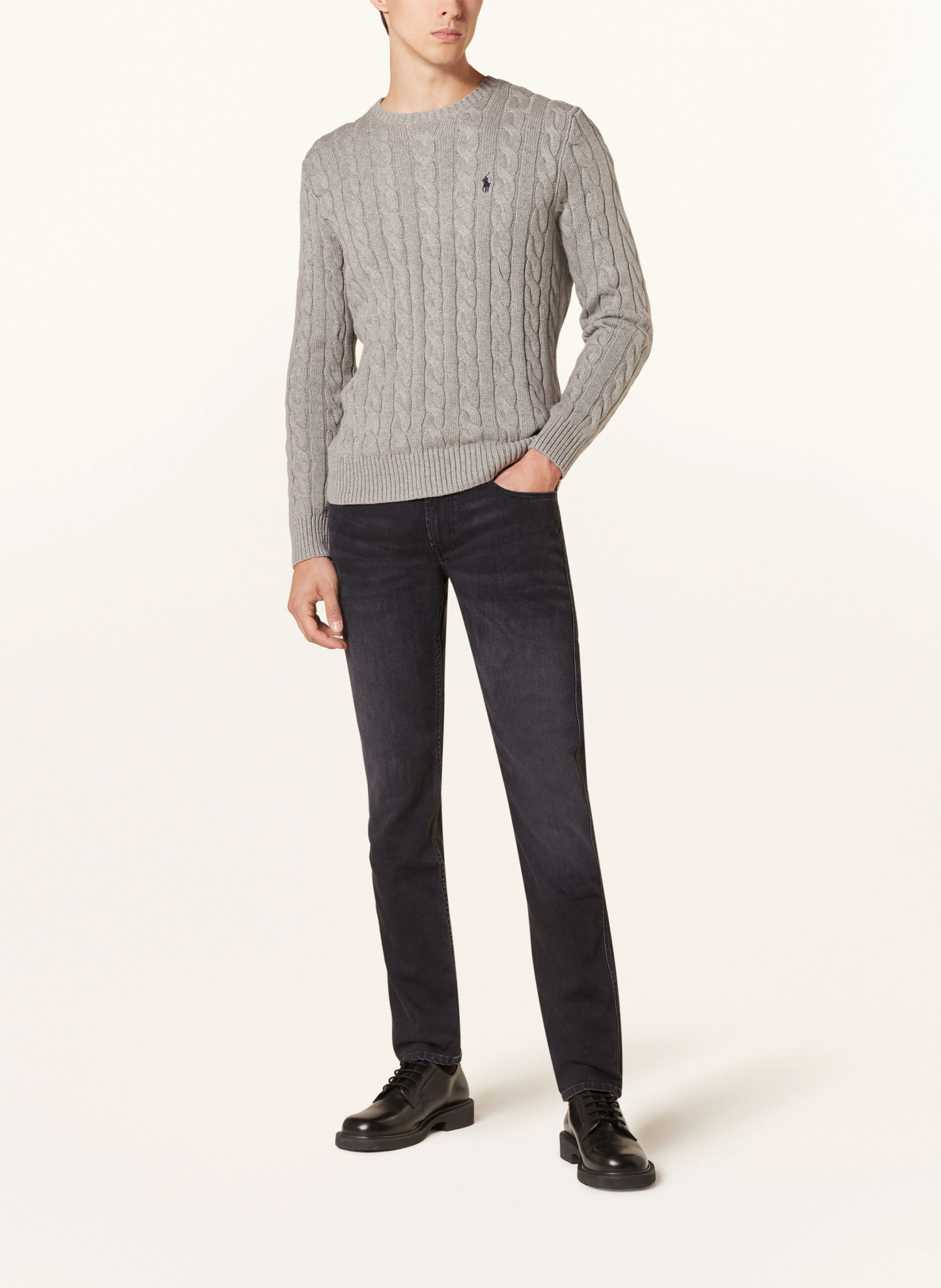 POLO RALPH LAUREN Pullover – HELLGRAU