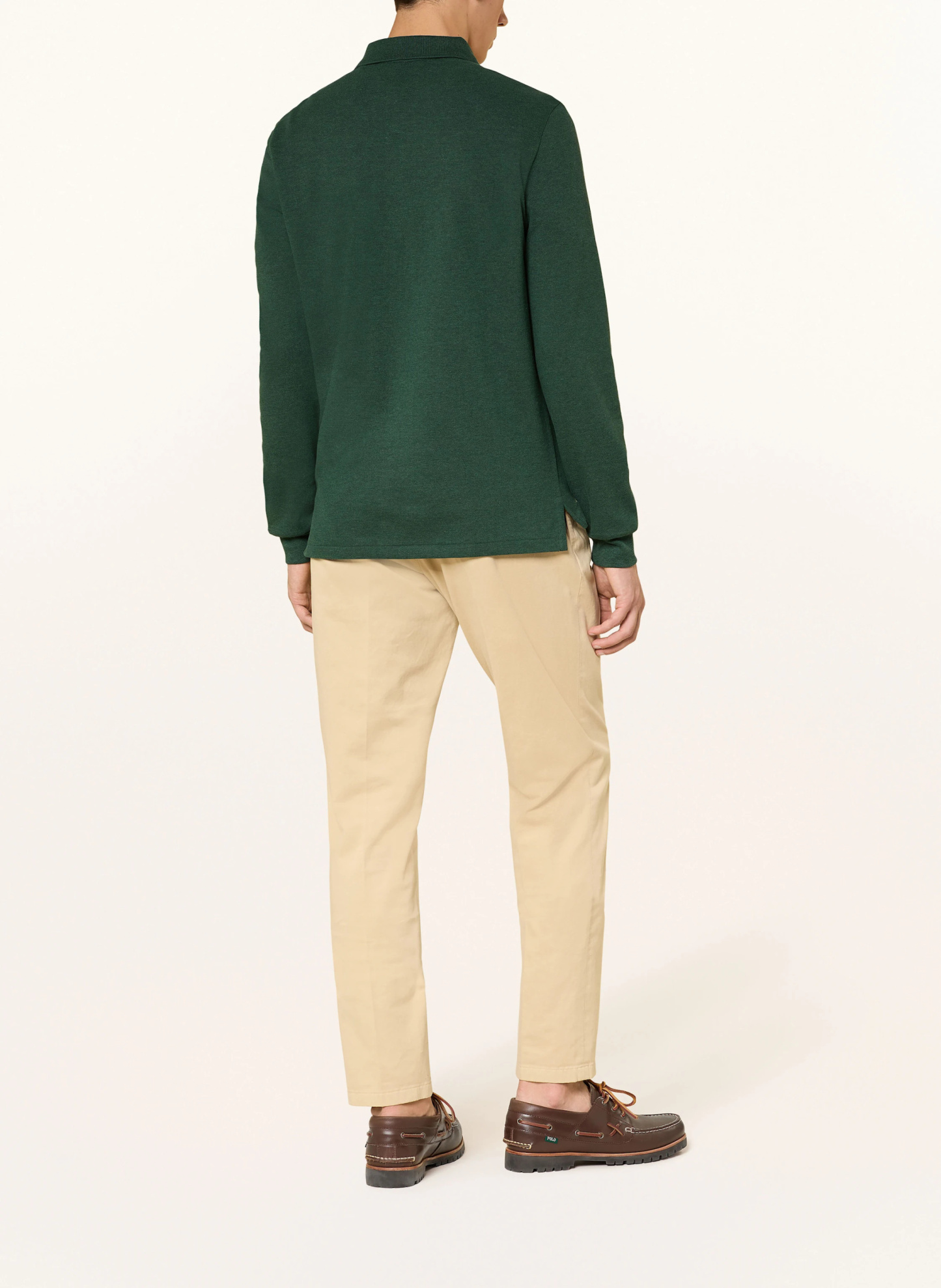 POLO RALPH LAUREN Piqué-Poloshirt Custom Slim Fit – DUNKELGRÜN