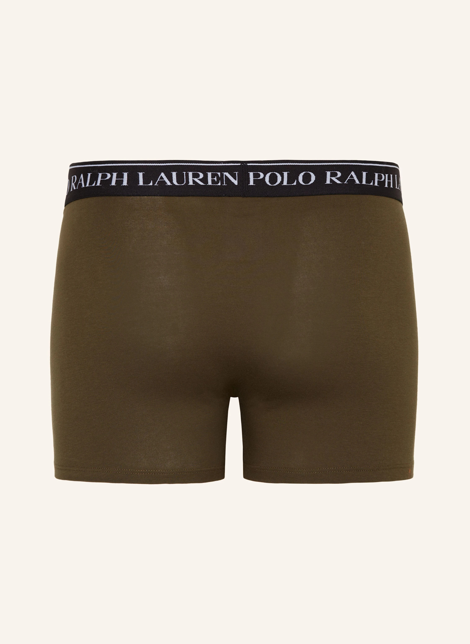 POLO RALPH LAUREN 3er-Pack Boxershorts – SCHWARZ / ORANGE / KHAKI