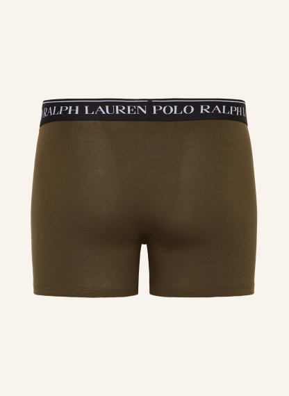 POLO RALPH LAUREN 3er-Pack Boxershorts – SCHWARZ / ORANGE / KHAKI