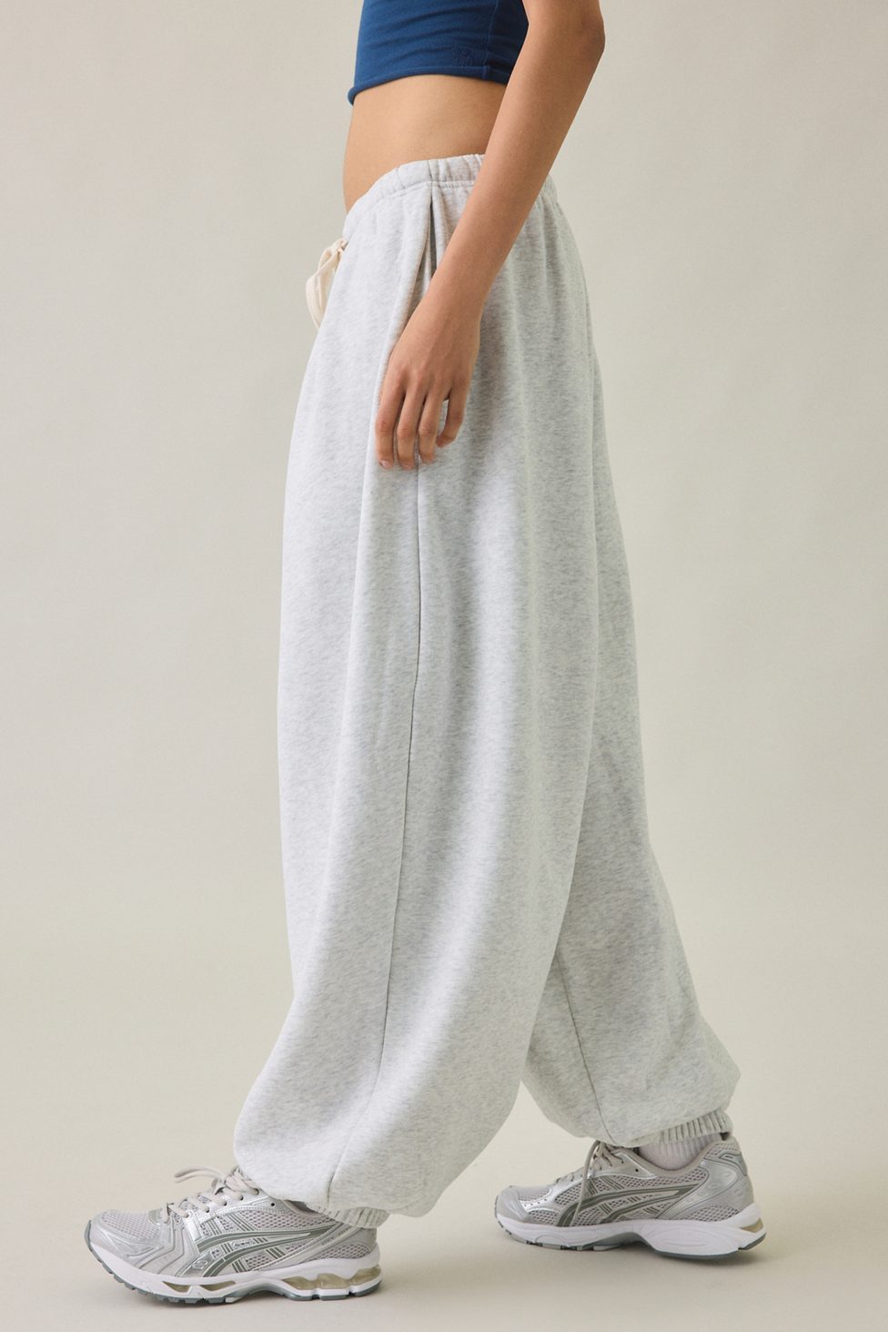 Out From Under Slow Motion Baggy Balloon Sweatpants - Grey