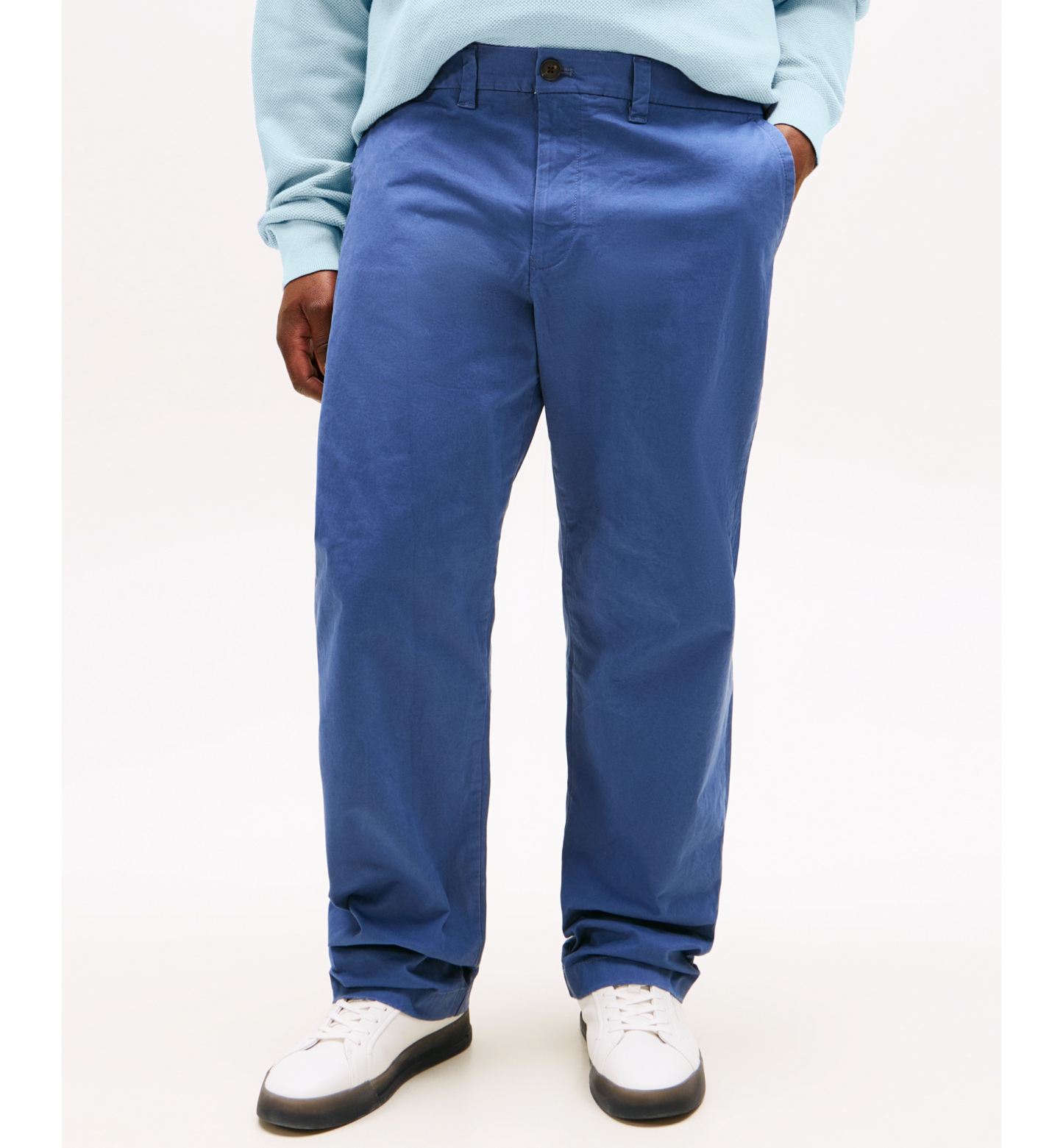 Tommy Hilfiger Men's Big & Tall TH Flex Stretch Custom-Fit Chino Pants - Vintage Indigo