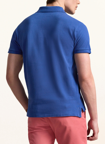 POLO RALPH LAUREN Piqué-Poloshirt Custom Slim Fit – BLAU (4)