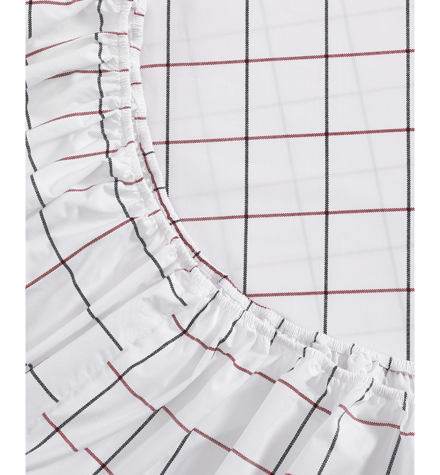 Tommy Hilfiger Printed 200-Thread Count Cotton Percale Sheet Set - Glasgow Windowpane