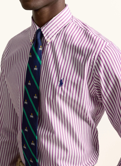 POLO RALPH LAUREN Hemd Custom Fit – LILA / WEISS (2)