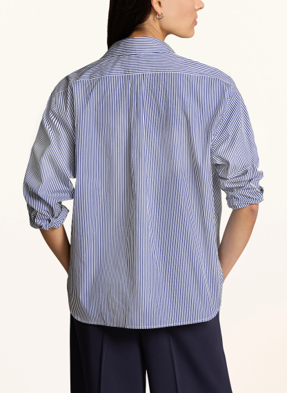 POLO RALPH LAUREN Hemdbluse – WEISS / DUNKELBLAU