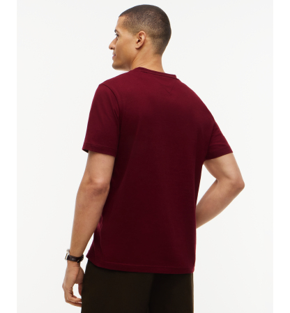 Tommy Hilfiger Men's Essential Cotton V-Neck Regular-Fit T-Shirt - Burgundy