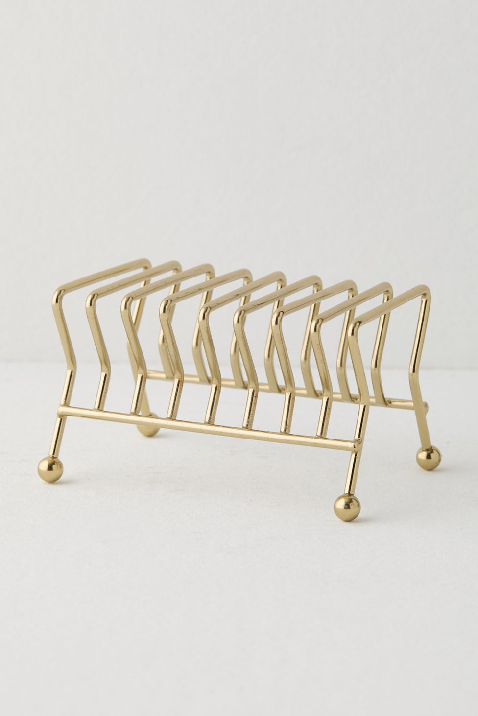 Nina Record Storage Rack - Gold