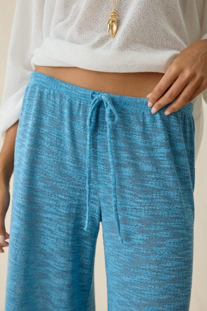 Out From Under Bella Semi-Sheer Swit Beach Pants - Ocean Blue