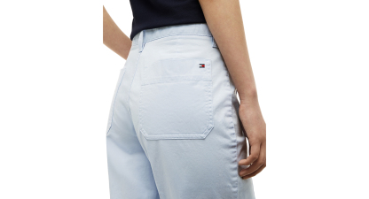 Tommy Hilfiger Damen-Twill-Chinohose mit aufgesetzten Taschen – Breezy Blue