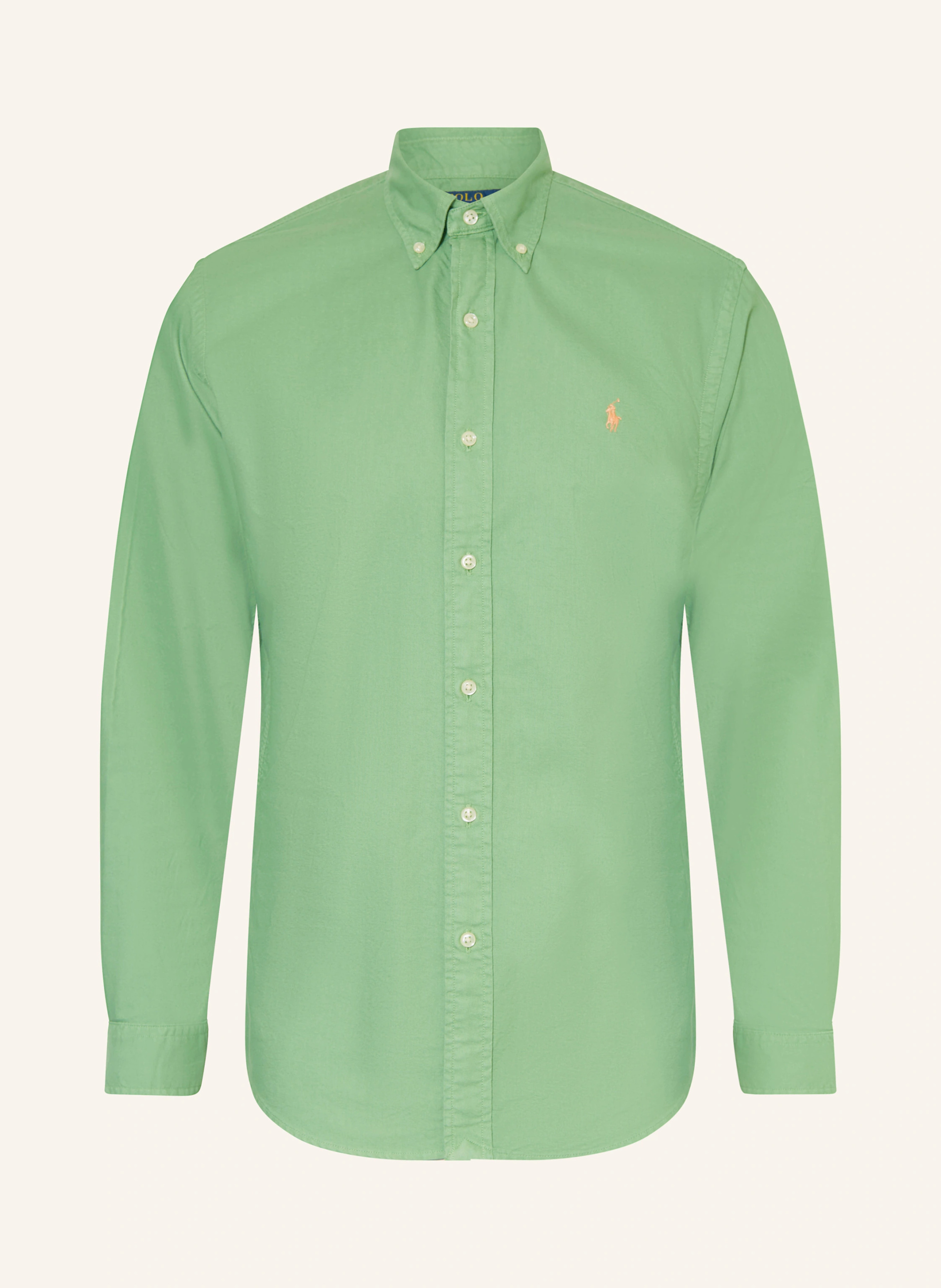POLO RALPH LAUREN Oxfordhemd Custom Fit – HELLGRÜN