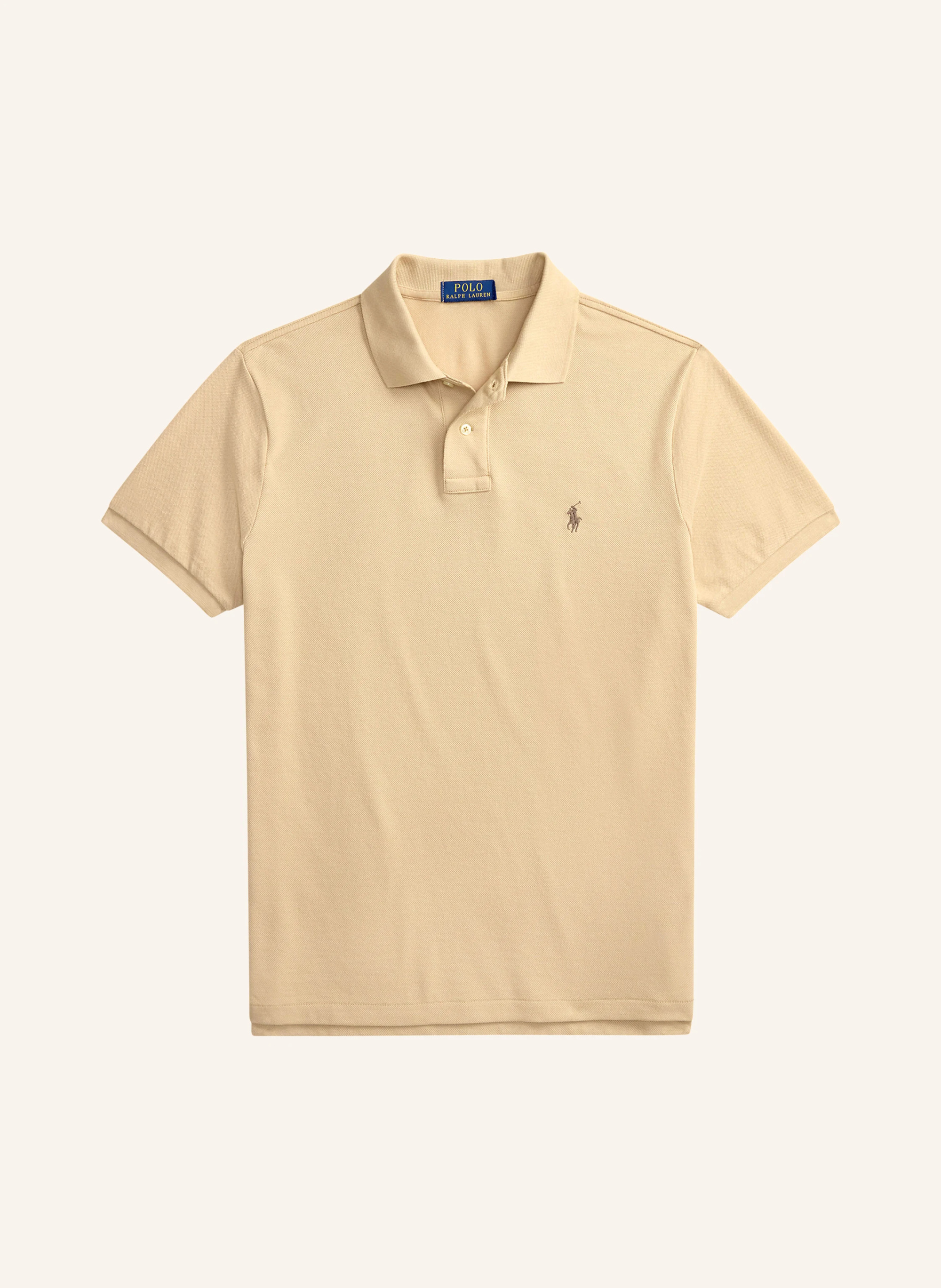 POLO RALPH LAUREN Piqué-Poloshirt Custom Slim Fit – CAMEL (2)