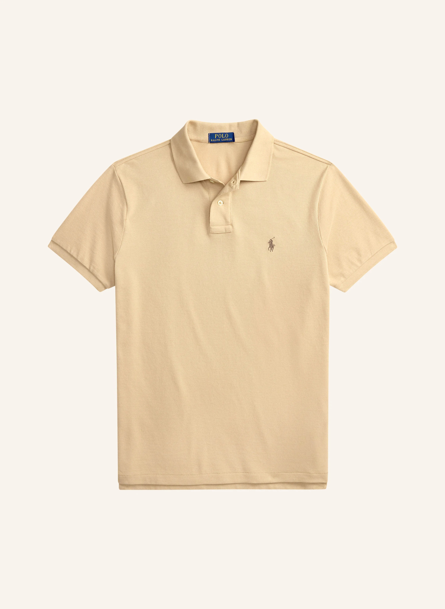 POLO RALPH LAUREN Piqué-Poloshirt Custom Slim Fit – CAMEL (2)
