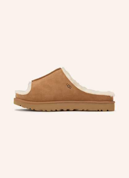 UGG Pantoletten GREENPORT SLIDE – BRAUN / HELLBRAUN