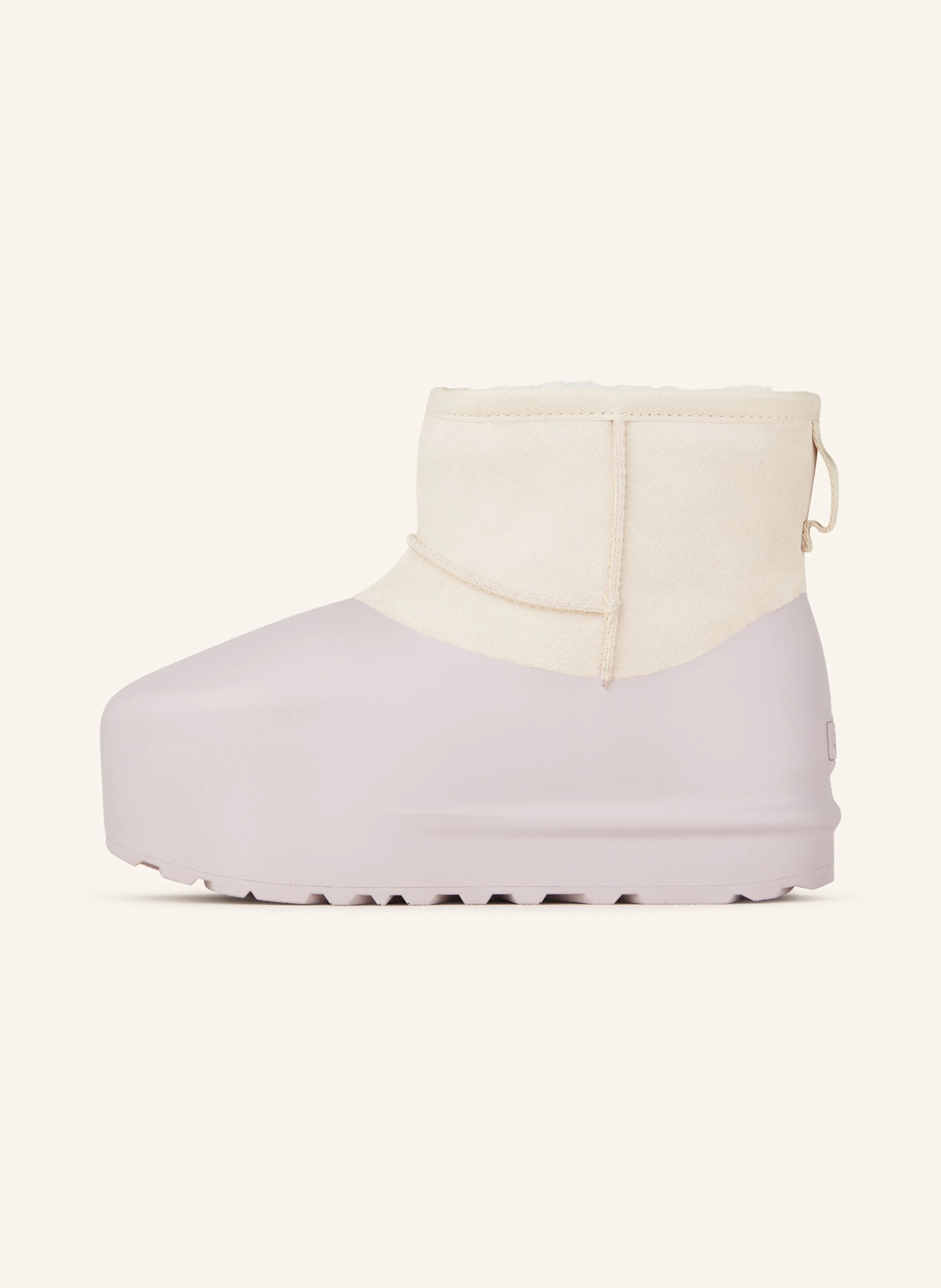 UGG Boots CLASSIC MINI PUMPED – HELLLILA / CREME