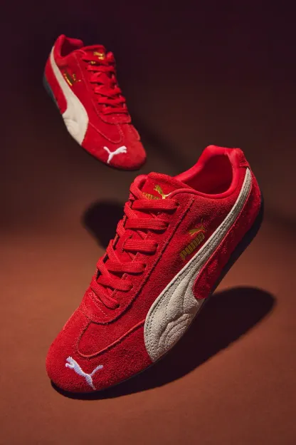 Puma Women's Speedcat OG Sneakers - For All Time Red-Puma White