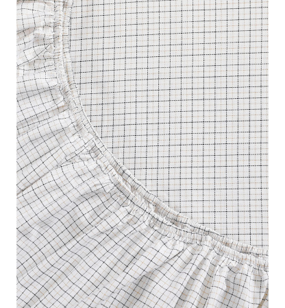 Tommy Hilfiger Printed 200-Thread Count Cotton Percale Sheet Set - New England Plaid Beige