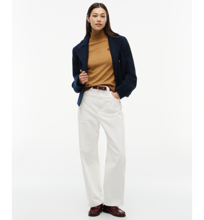 Tommy Hilfiger Women's American Icons Sleeveless Turtleneck Cotton/Cashmere-Blend Vest, Macy's Exclusive - Sahara