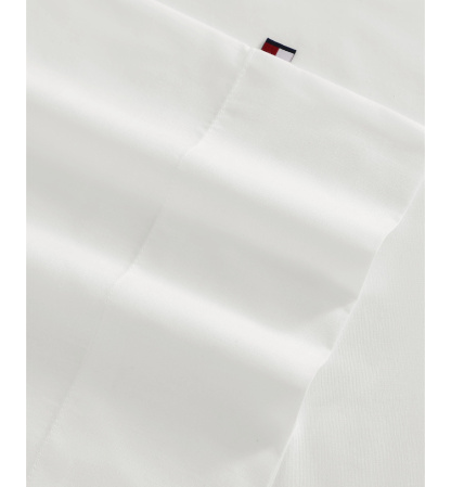 Tommy Hilfiger Performance Cooling Solid Sheet Set - White