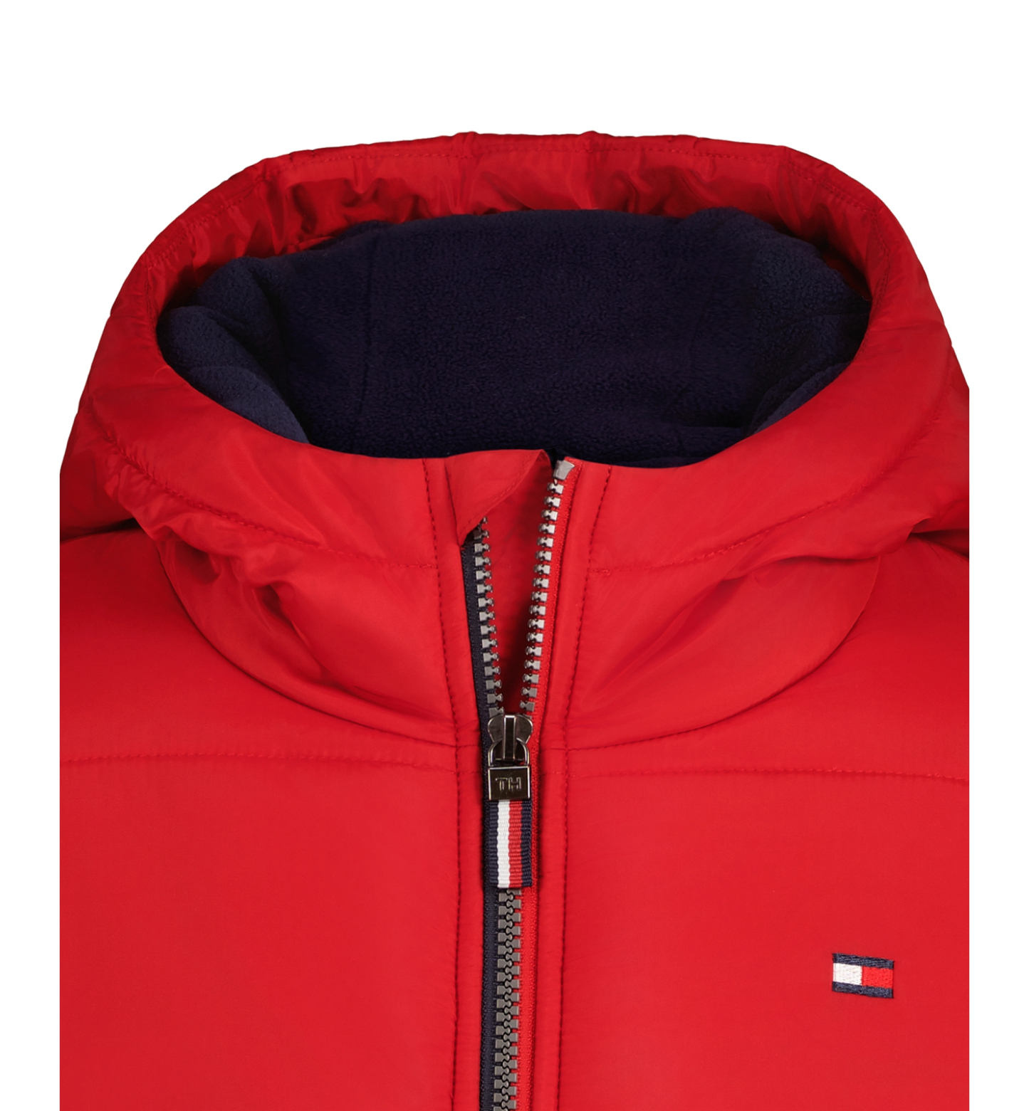 Tommy Hilfiger Boys' 8-20 Logo Puffer Jacket - Scarlet Sage