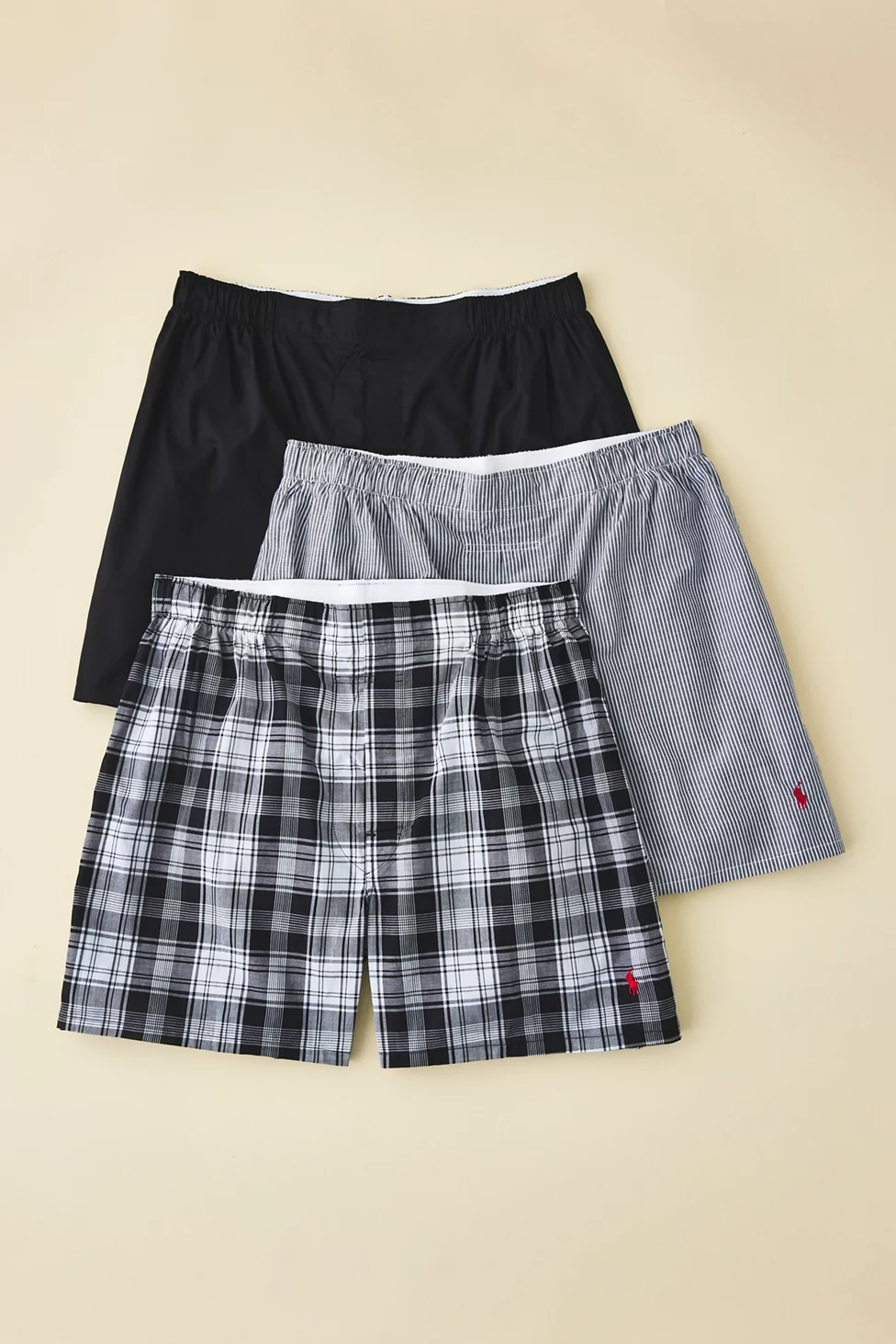 Polo Ralph Lauren Woven Cotton Boxer Shorts 3-Pack - Bengal Stripe