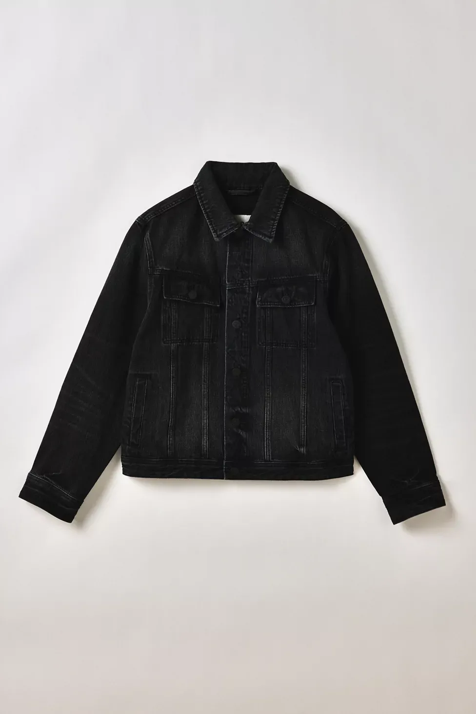 BDG Classic Denim Trucker Jacket - Black