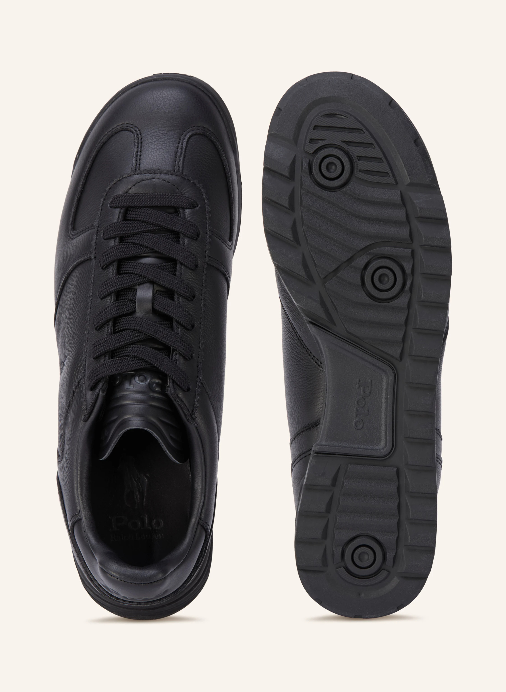 POLO RALPH LAUREN Sneaker VARICK – SCHWARZ / GOLD