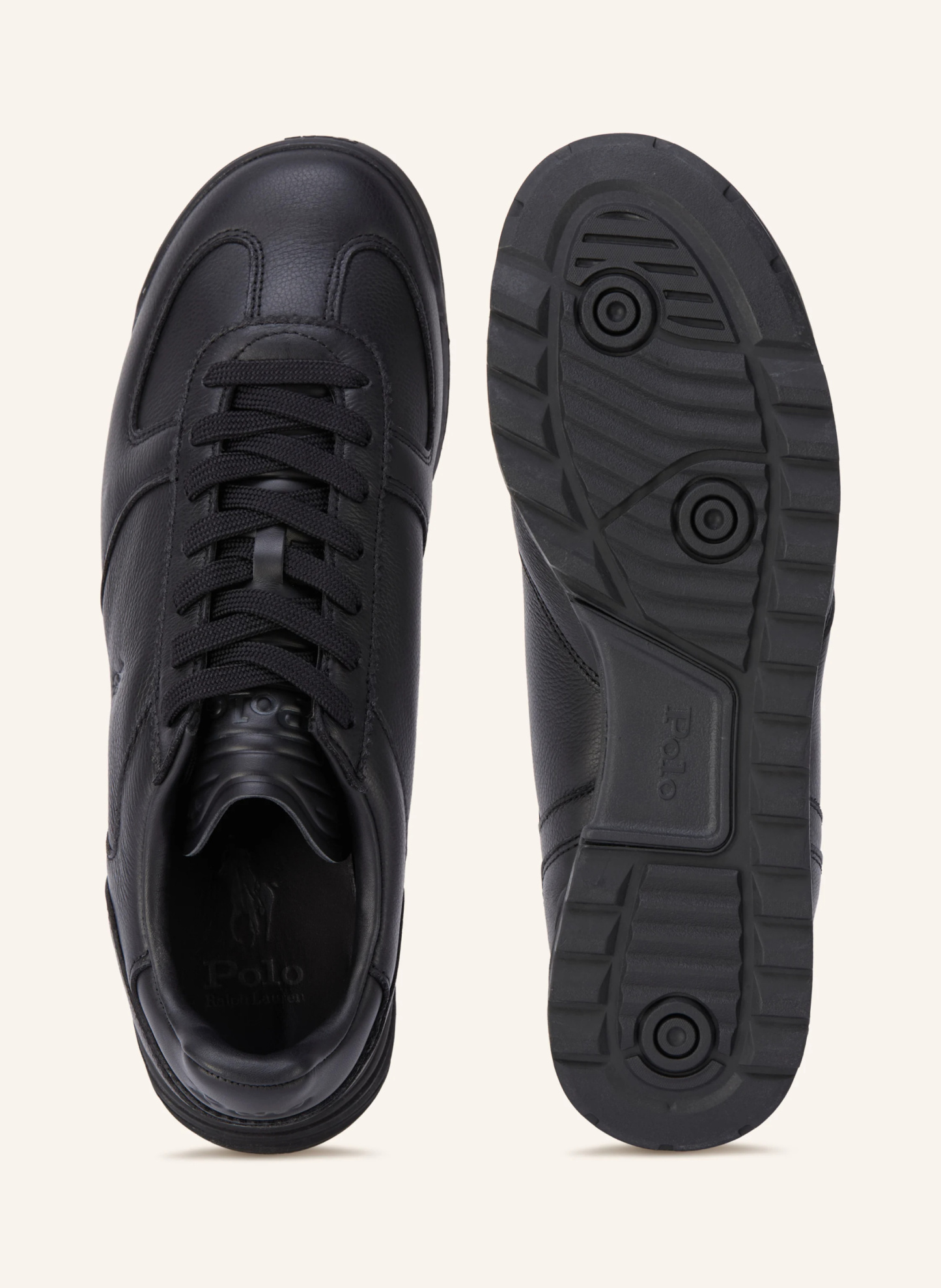 POLO RALPH LAUREN Sneaker VARICK – SCHWARZ / GOLD