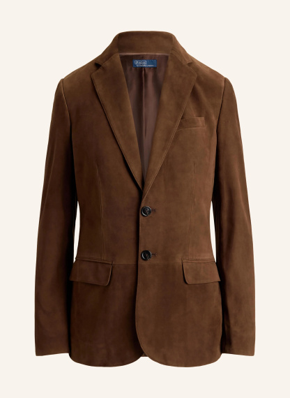 POLO RALPH LAUREN Lederblazer – DUNKELBRAUN