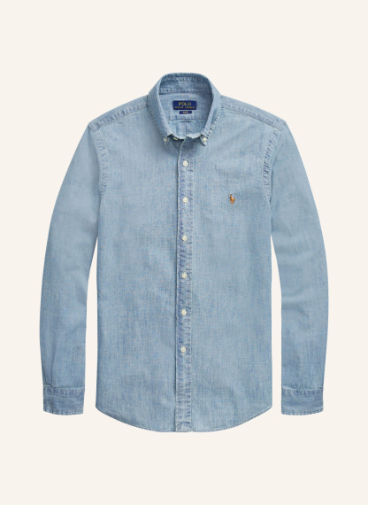 POLO RALPH LAUREN Jeanshemd Slim Fit – HELLBLAU
