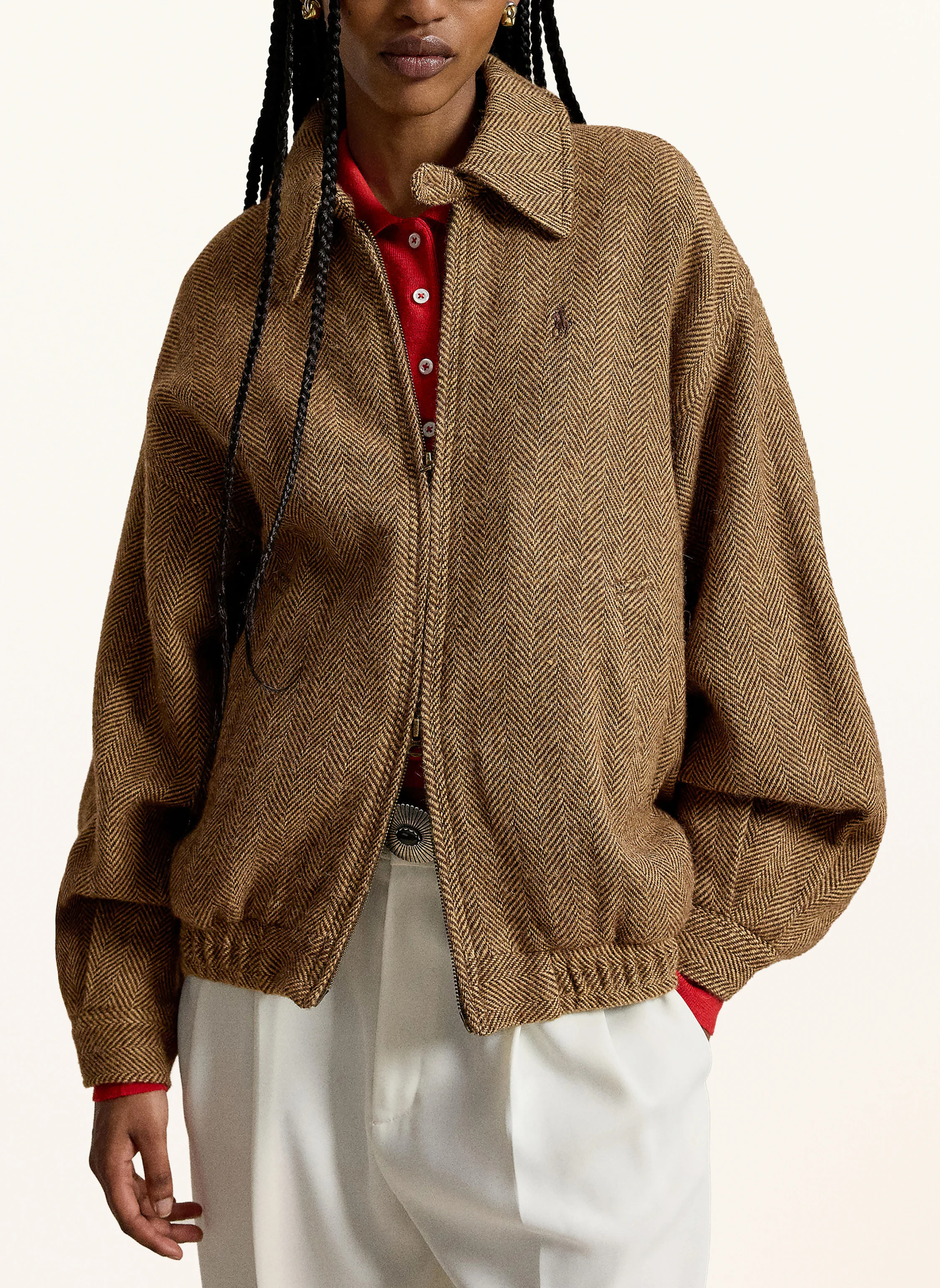 POLO RALPH LAUREN Blouson – DUNKELBRAUN / HELLBRAUN