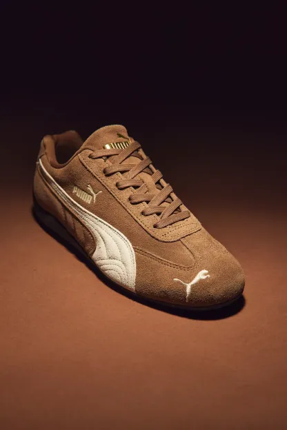 Puma Women's Speedcat OG Sneakers - Haute Coffee-Frosted Ivory