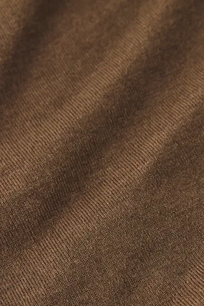 BDG Sutton Slanted Asymmetric Button Cardigan - Chocolate