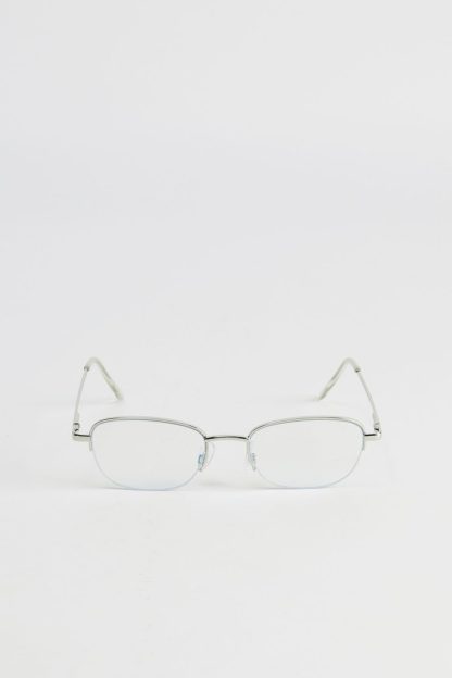 Rectangle Blue Light Glasses - Silver