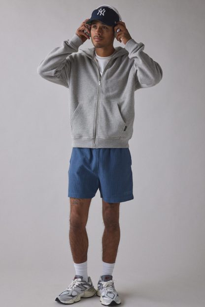 Standard Cloth Pregame Zip-Up Hoodie Sweatshirt - Grey
