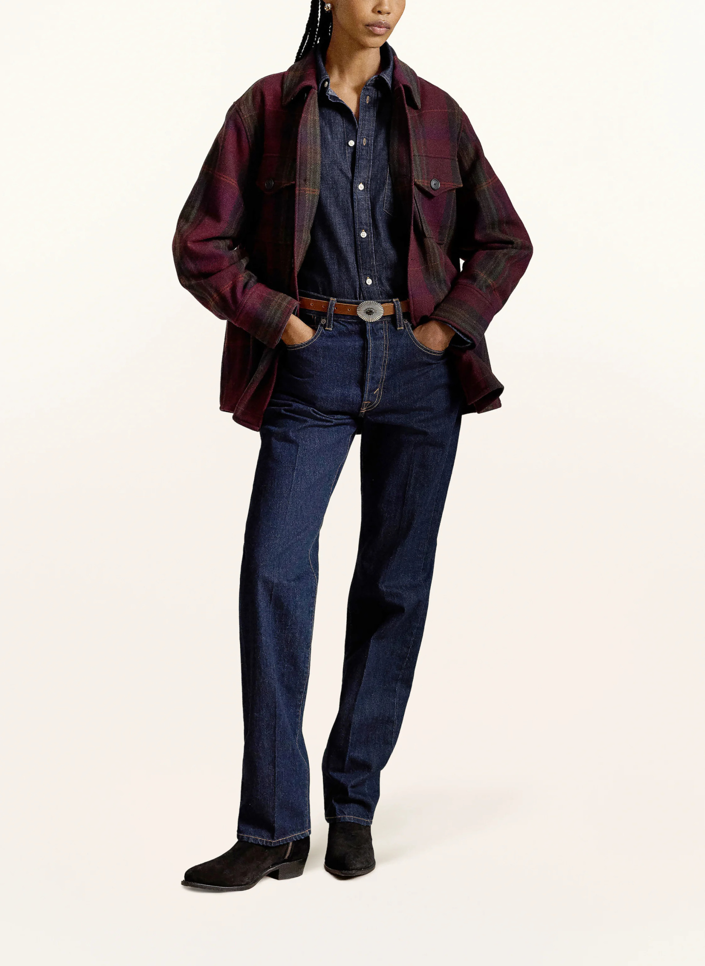 POLO RALPH LAUREN Jeansbluse – DUNKELBLAU