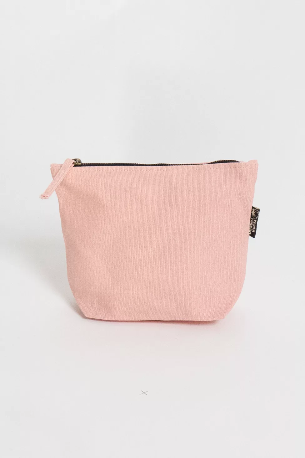 Terra Thread Organic Cotton Canvas Zippered Pouch - Rose