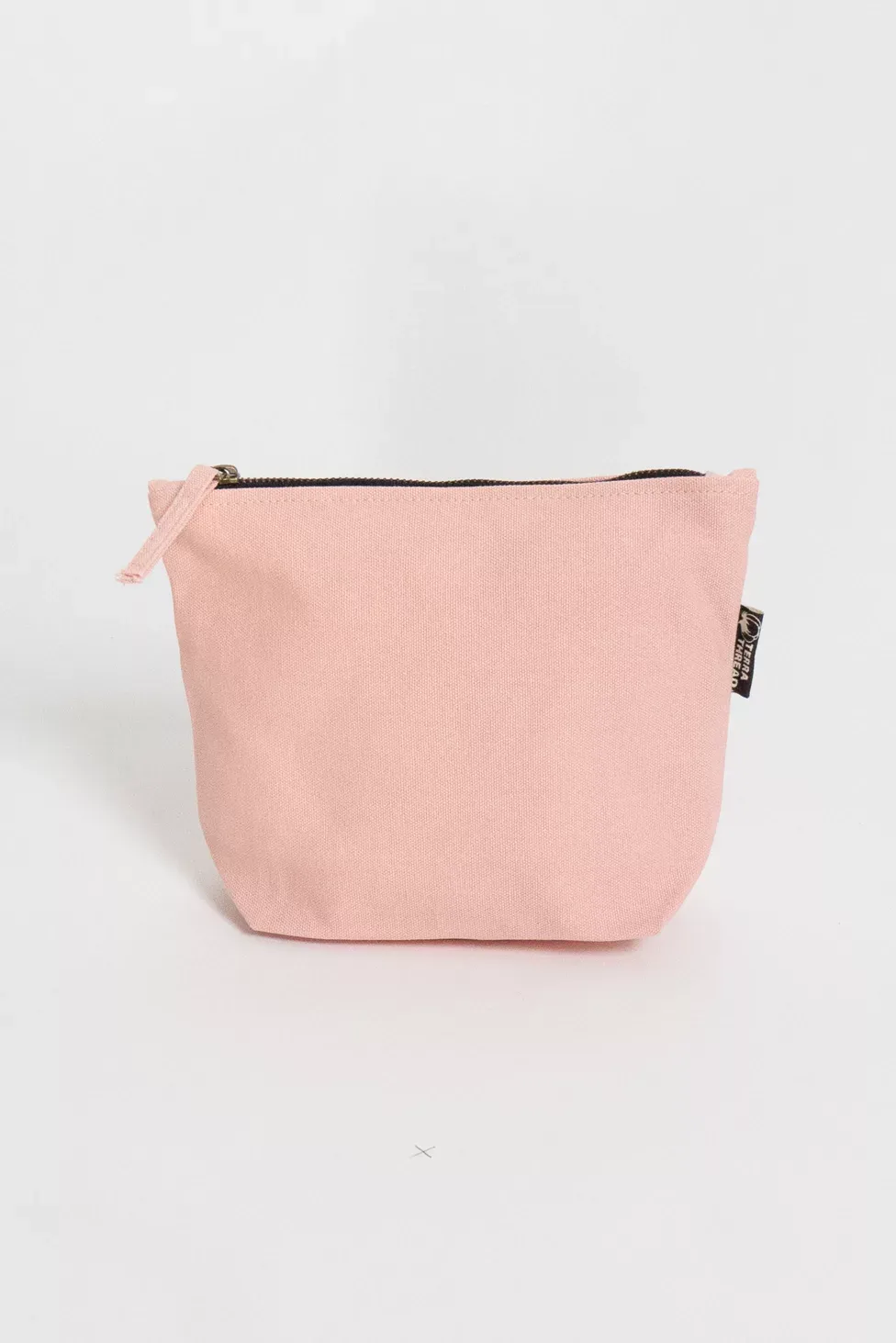 Terra Thread Organic Cotton Canvas Zippered Pouch - Rose