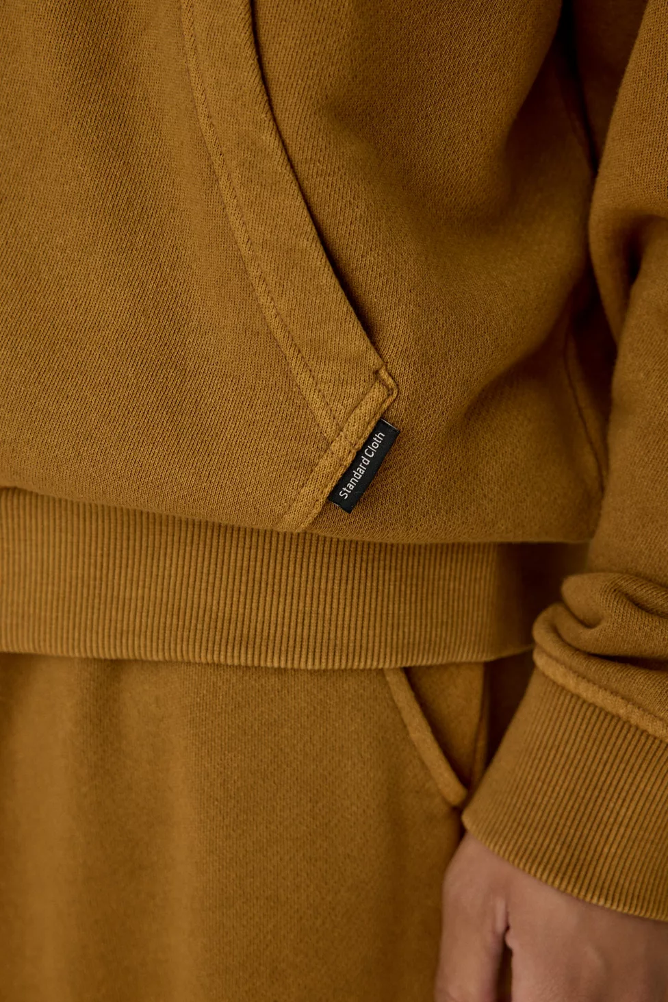 Standard Cloth Pregame Zip-Up Hoodie Sweatshirt - Light Brown