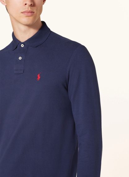 POLO RALPH LAUREN Piqué-Poloshirt Custom Slim Fit – BLAU (2)