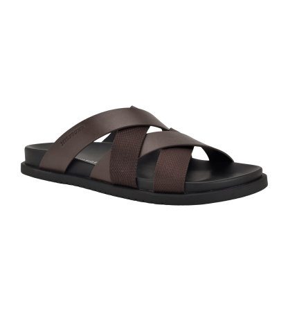 Tommy Hilfiger Men's Bivin2 Slip-On Sandals - Dark Brown