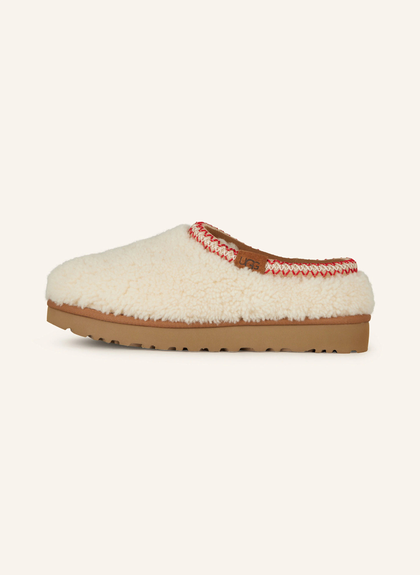 UGG Pantoletten TASMAN MAXI CURLY – ECRU