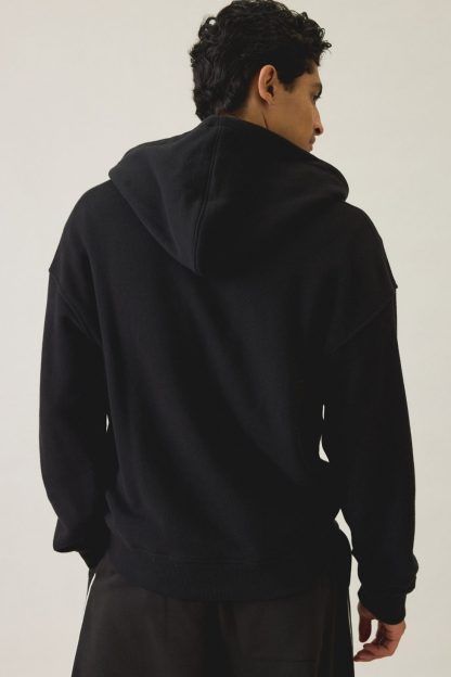 Standard Cloth Pregame Zip-Up Hoodie Sweatshirt - Black