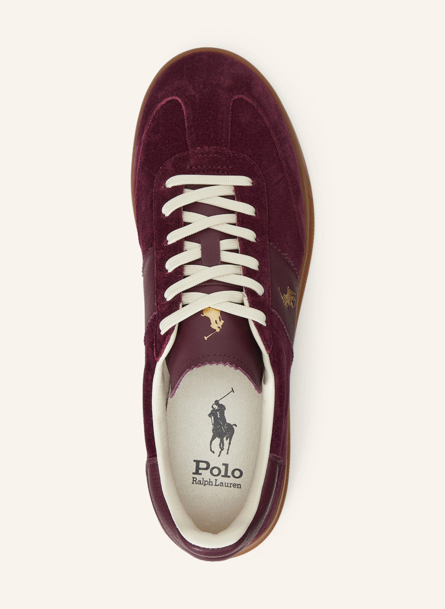 POLO RALPH LAUREN Sneaker HERITAGE AERA – DUNKELROT / DUNKELBRAUN